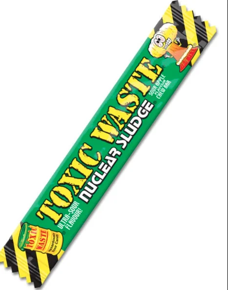 Toxic Waste Sour Apple Chew Bar