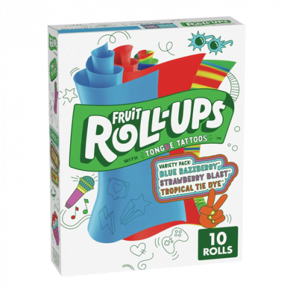 Fruit Roll Ups Variety Pack Tongue Tattoo Edition (10 Pack)