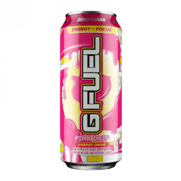 G FUEL Pink Drip (Pink Fruit Chew Candy Flavour 473ml)