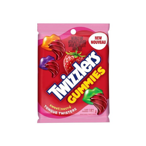 Twizzlers Tongue Twister Gummies Sweet 182g