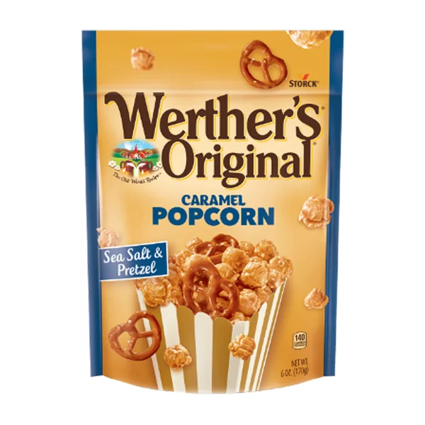 Werther's Sea Salt & Pretzel Caramel Popcorn