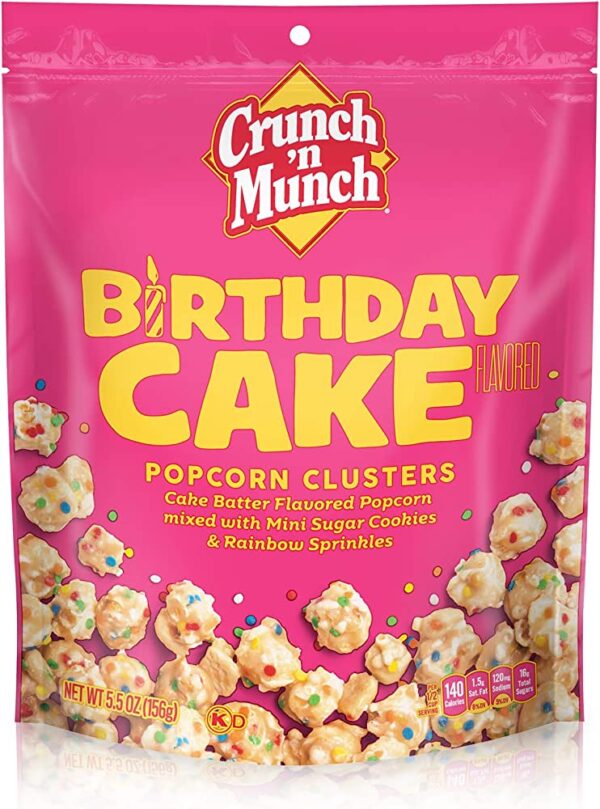 Crunch 'n Munch Birthday Cake Popcorn 184G