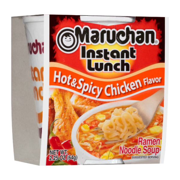 Maruchan Instant Lunch Hot and Spicy Chicken Noodles (64g)