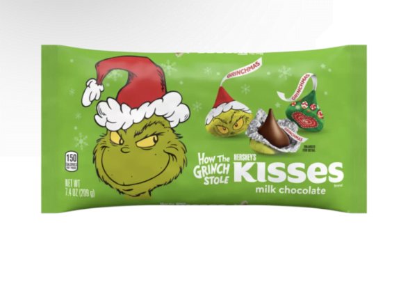 Hersheys Xmas Kisses Grinch 209g