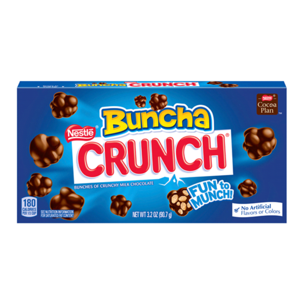 Nestle Buncha Crunch Milk Chocolate Theatre Box