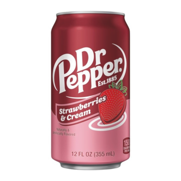 Dr Pepper Strawberries & Cream (355ml)