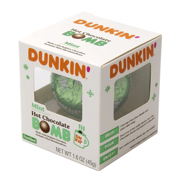 Dunkin Donuts Mint Hot Chocolate Bomb