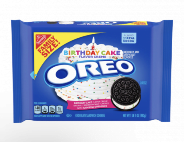 Oreo Birthday Cake Sandwich Cookies 261g