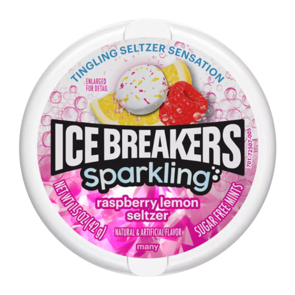 Ice Breakers Mint Sparkling Raspberry Lemon Seltzer (43g)