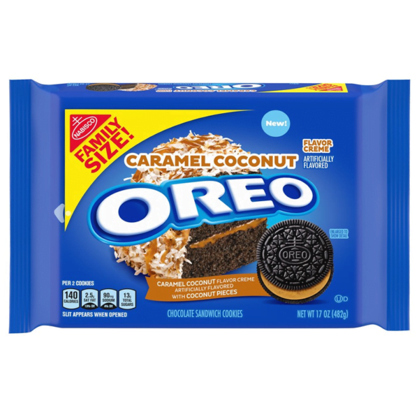 OREO Caramel Coconut Family Size (482g)