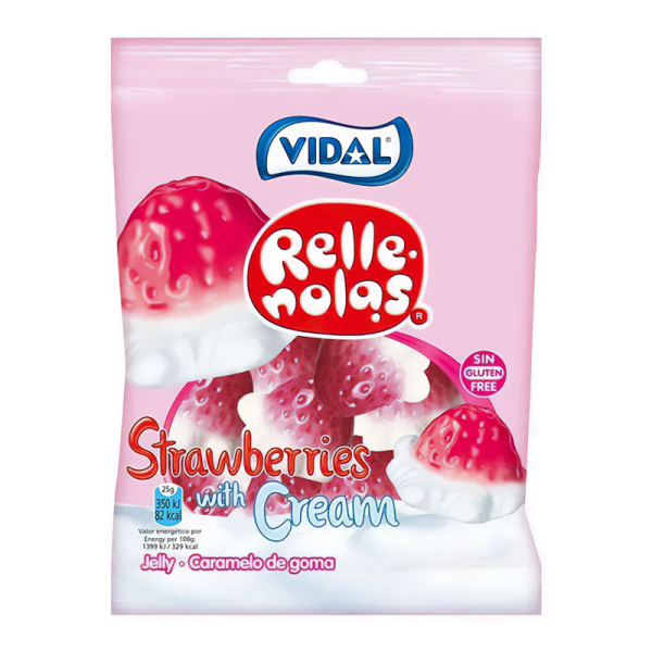 Vidal Relle Nolas Strawberries with Cream (85g)