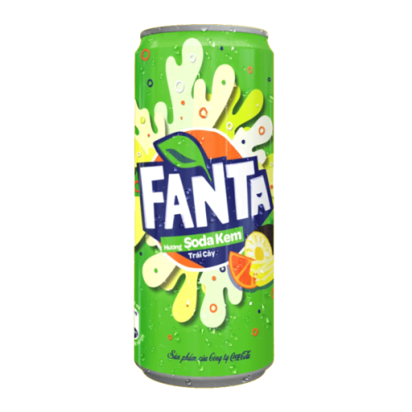 Fanta Fruity Cream Soda 320ml (Vietnam)