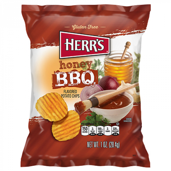 Herr's - Honey BBQ Potato Chips (28G)