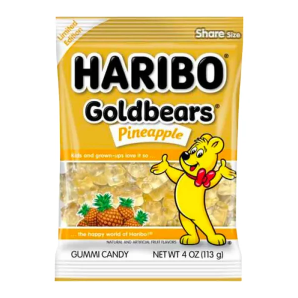 Haribo Gold Bears Pineapple 113g