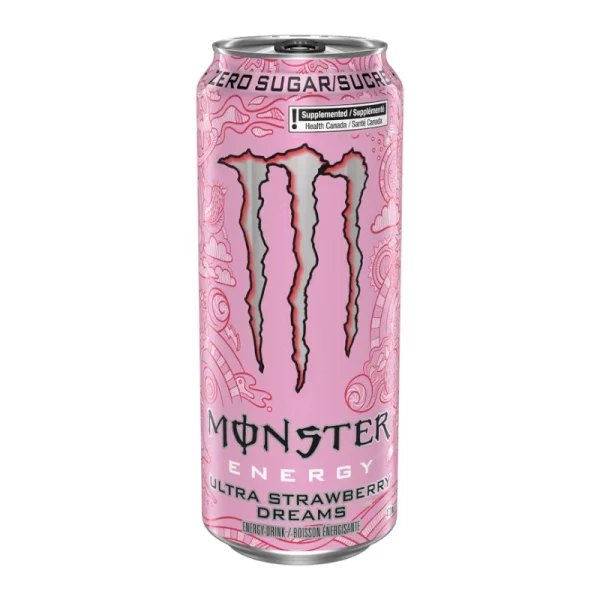 Monster Ultra Strawberry Dreams 16oz (473ml) (Canadian)