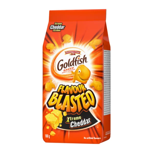 Pepperidge Farm Goldfish Flavour Blasted Xtreme Cheddar 180g (Canadian)