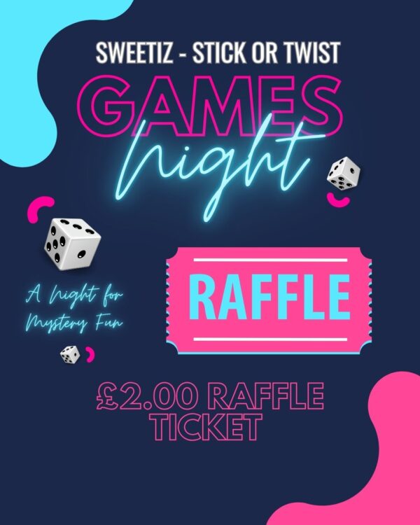 £2.00 LIVE RAFFLE TICKET (FREE SHIPPING)