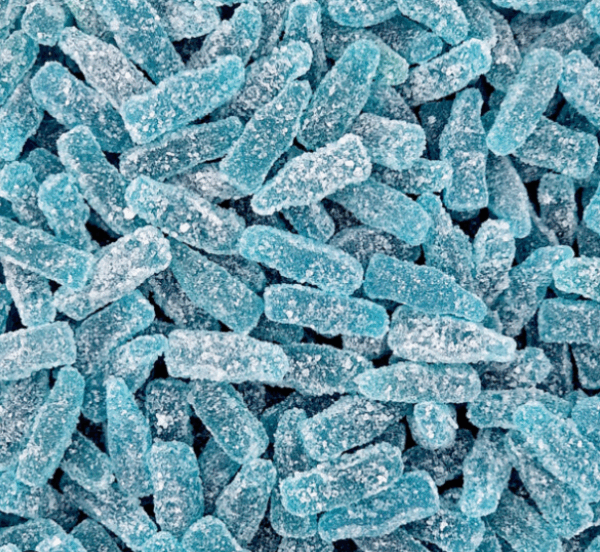 Fizzy Blue Raspberry Bottles