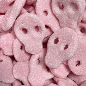Strawberry & Cream Pink Skulls (V, VEGGIE, H, GF)