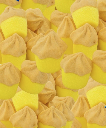 Chocolate Flavour Sugared Cupcakes Marshmallows