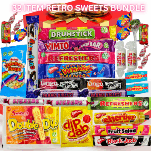 Retro Sweets Gift Bundle (32 Items)
