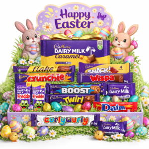 Easter Chocolate Bar Box (Easter Chocolate, Easter Box, Easter Sweets, Includes 13 Items)