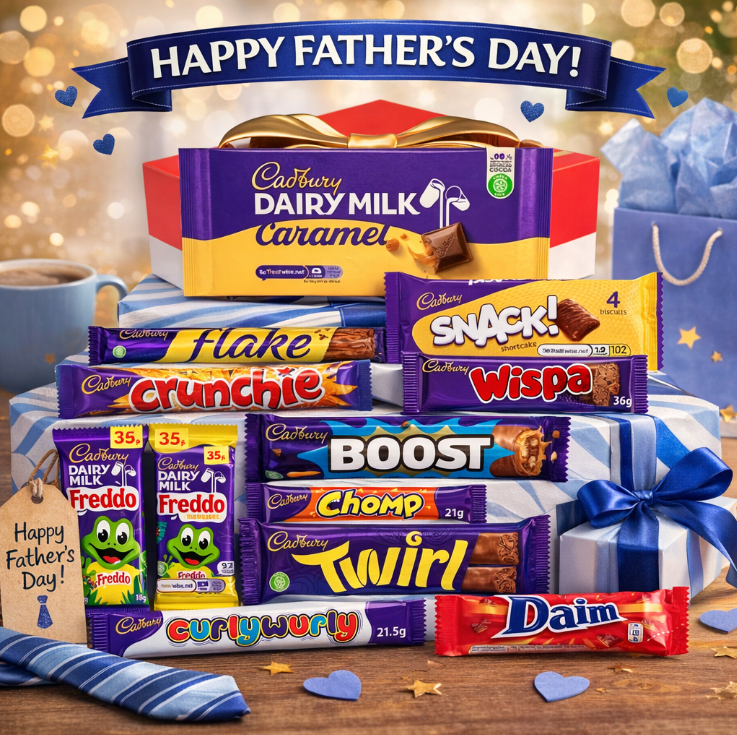 Fathers Day Chocolate Bar Box (Cadbury Chocolate Box)
