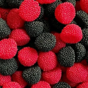 Mini Crunchy Red & Black Berries Sweets